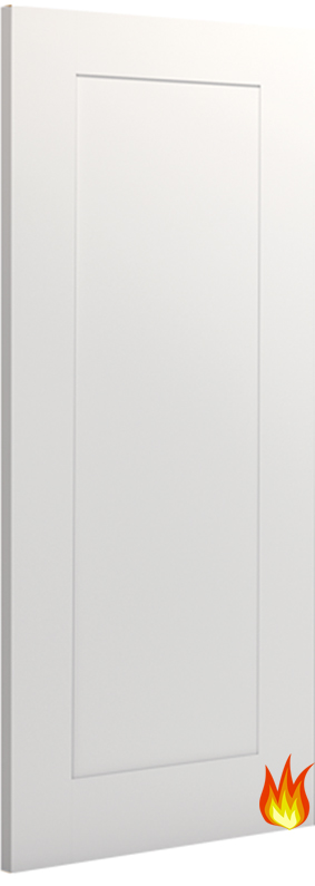 Denver White Primed Fire Door (FD30) with 18mm Lippings
